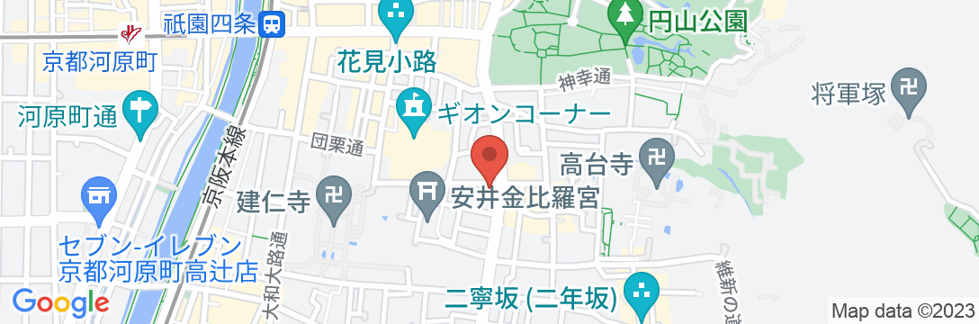 純和風料理旅館 き乃ゑの地図