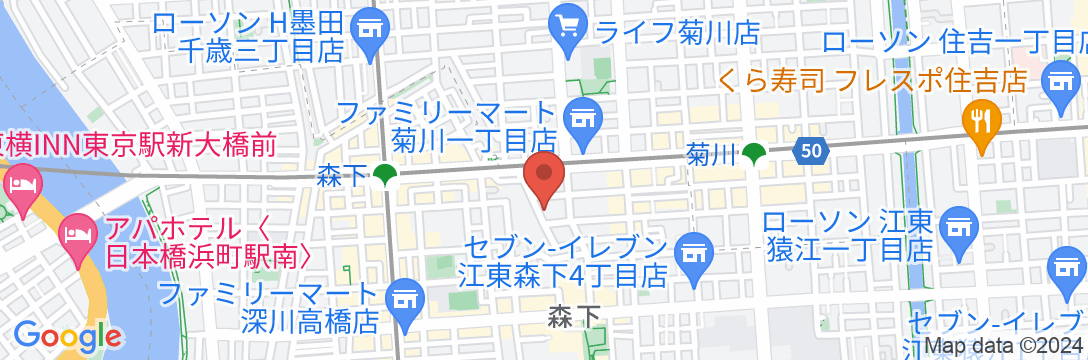 ビジネスホテル トキワの地図