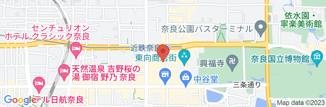 ホテル花小路の地図