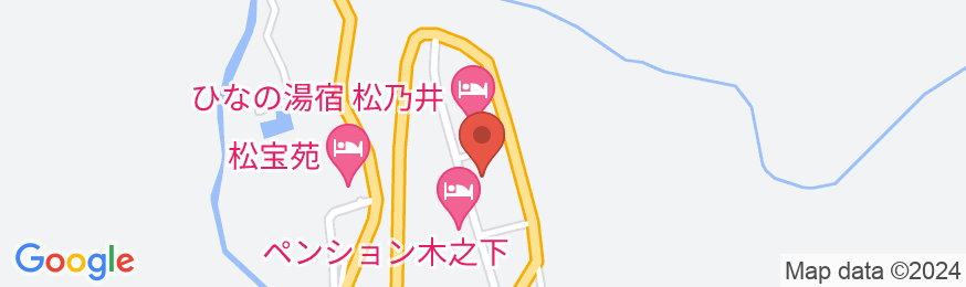 奥飛騨温泉郷 ひなの湯宿 松乃井の地図