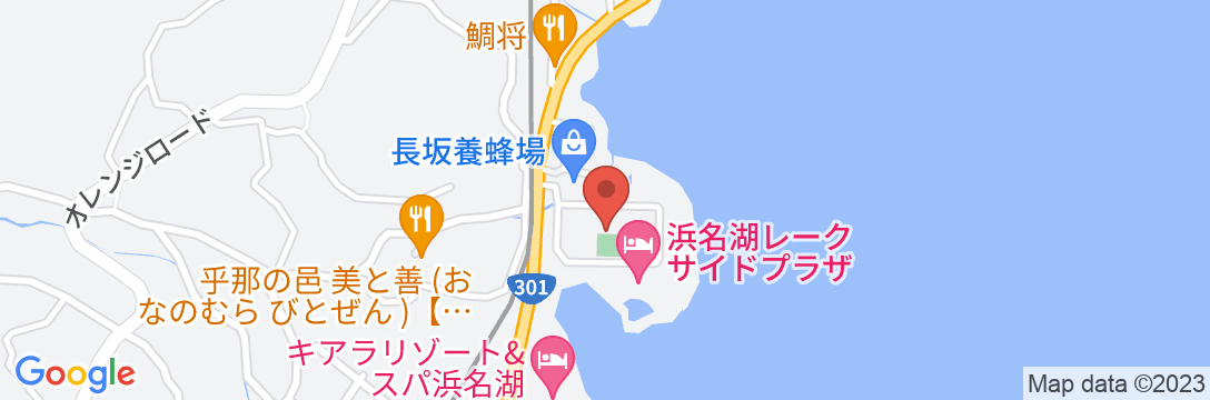 三ヶ日温泉 浜名湖レークサイドプラザの地図