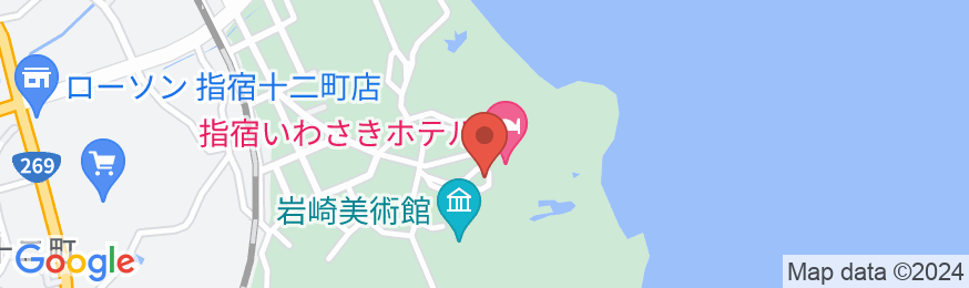 指宿温泉 指宿いわさきホテルの地図