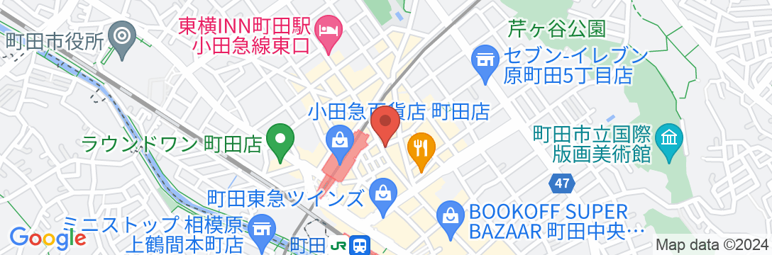 ホテル新宿屋<町田市>の地図