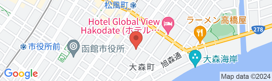 ホテル函館ロイヤル シーサイド (BBHホテルグループ)の地図