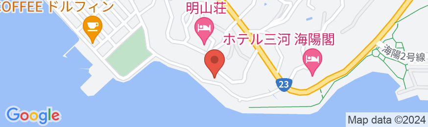 三谷温泉 松風園の地図
