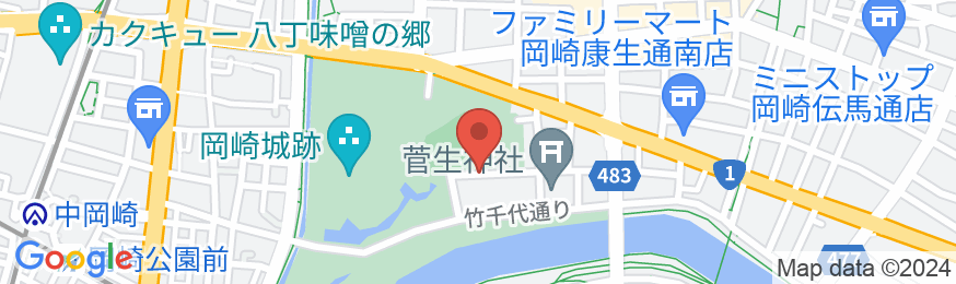 岡崎シングルホテルの地図
