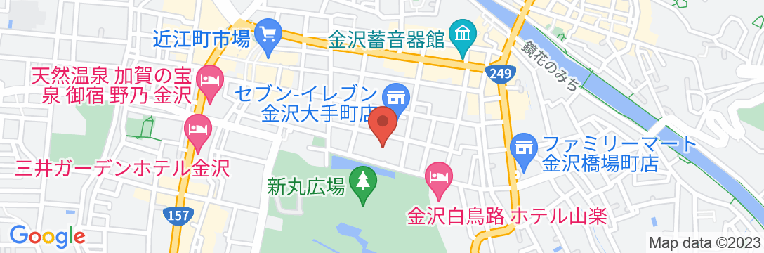 KKRホテル金沢(国家公務員共済組合連合会金沢共済会館)の地図