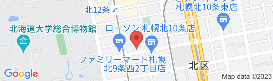 アパホテル〈TKP札幌駅北口〉EXCELLENTの地図