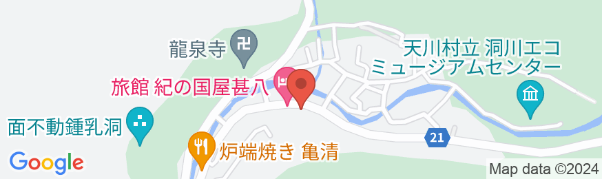 洞川温泉 いろは旅館<奈良県>の地図