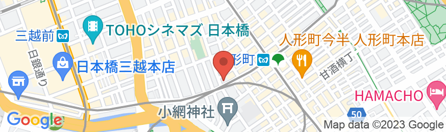 ホテル日本橋サイボーの地図