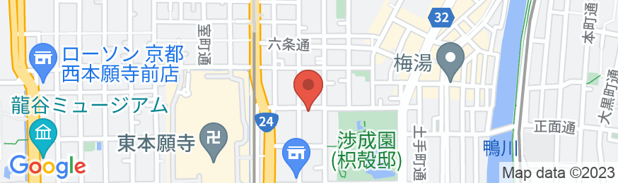 観光旅館ホテル近江屋<京都>の地図