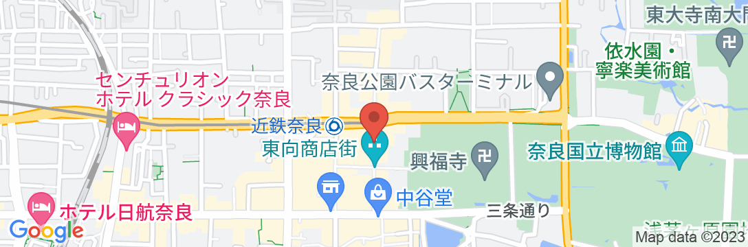 天平旅館の地図