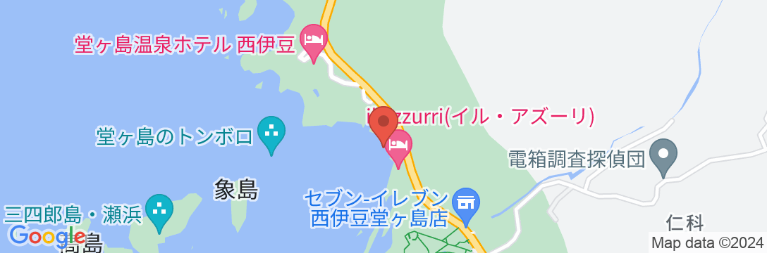 堂ヶ島温泉 海辺のかくれ湯 清流の地図
