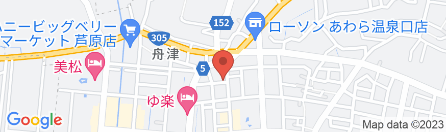 芦原温泉 白和荘の地図