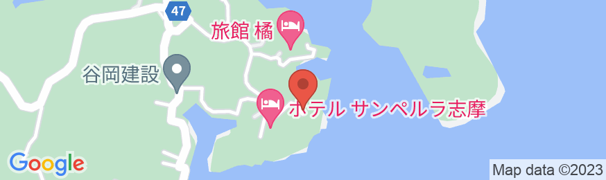 美味し国の旅館 橘<三重県>の地図