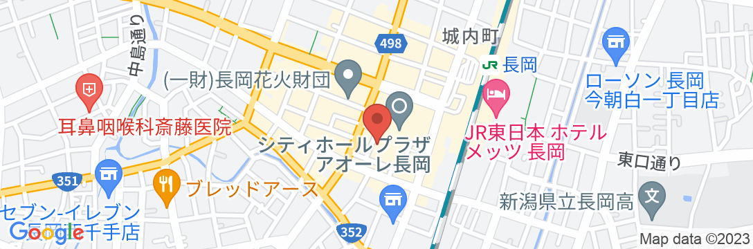 長岡グランドホテル(BBHホテルグループ)の地図