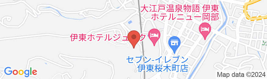 伊東温泉 ハトヤホテルの地図