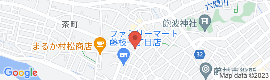 藤枝シティーホテルの地図