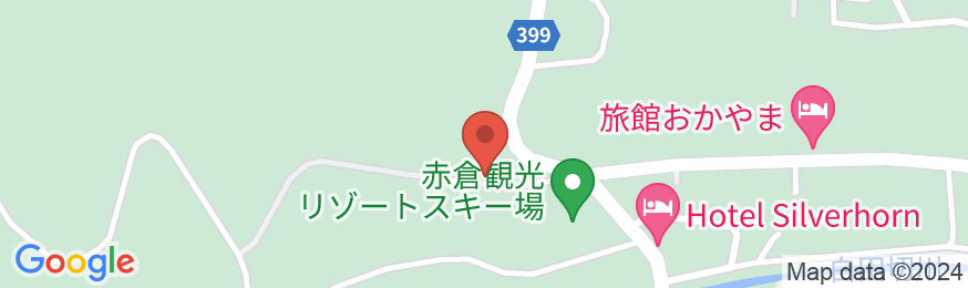 赤倉温泉 ヴィラ・モンルポの地図