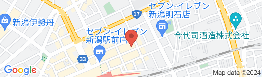 ホテルサンルート新潟の地図