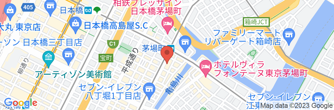 スマイルホテル東京日本橋の地図
