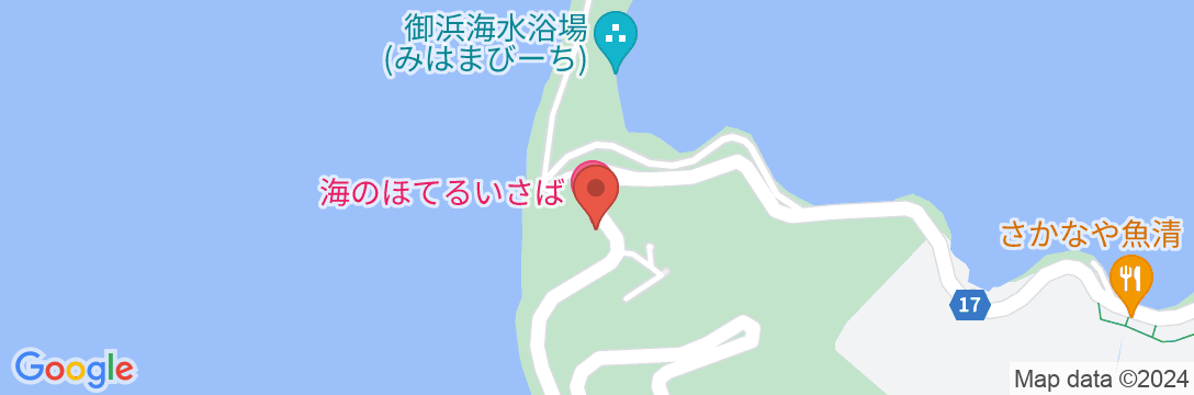 戸田温泉 海のほてる いさばの地図