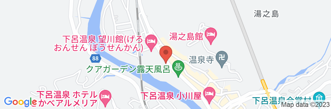 下呂温泉 山形屋の地図
