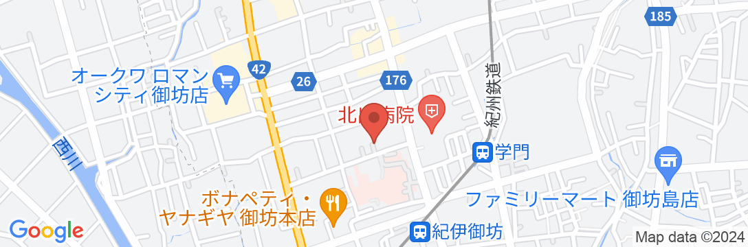 ビジネスホテルセントラル<和歌山県>の地図