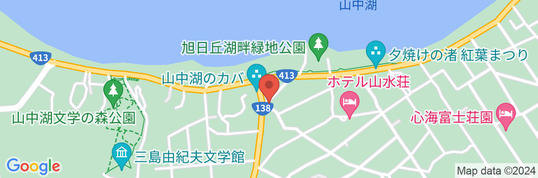 富士山中湖ホテルの地図