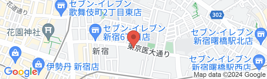 ホテルリステル新宿の地図
