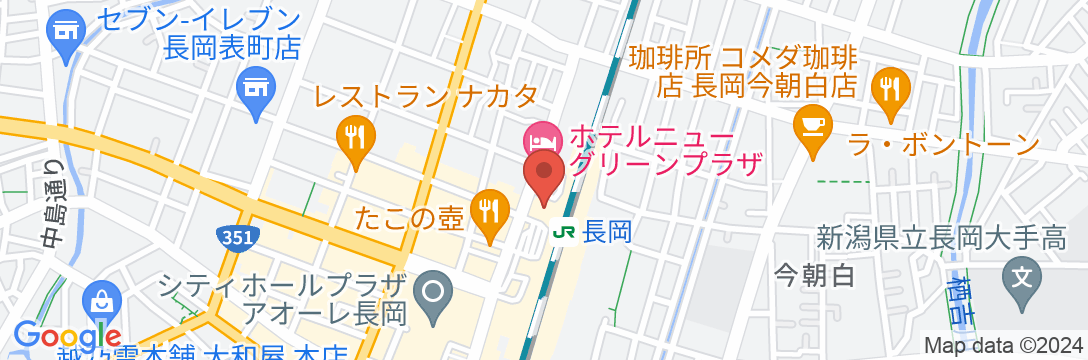 長岡ターミナルホテルの地図